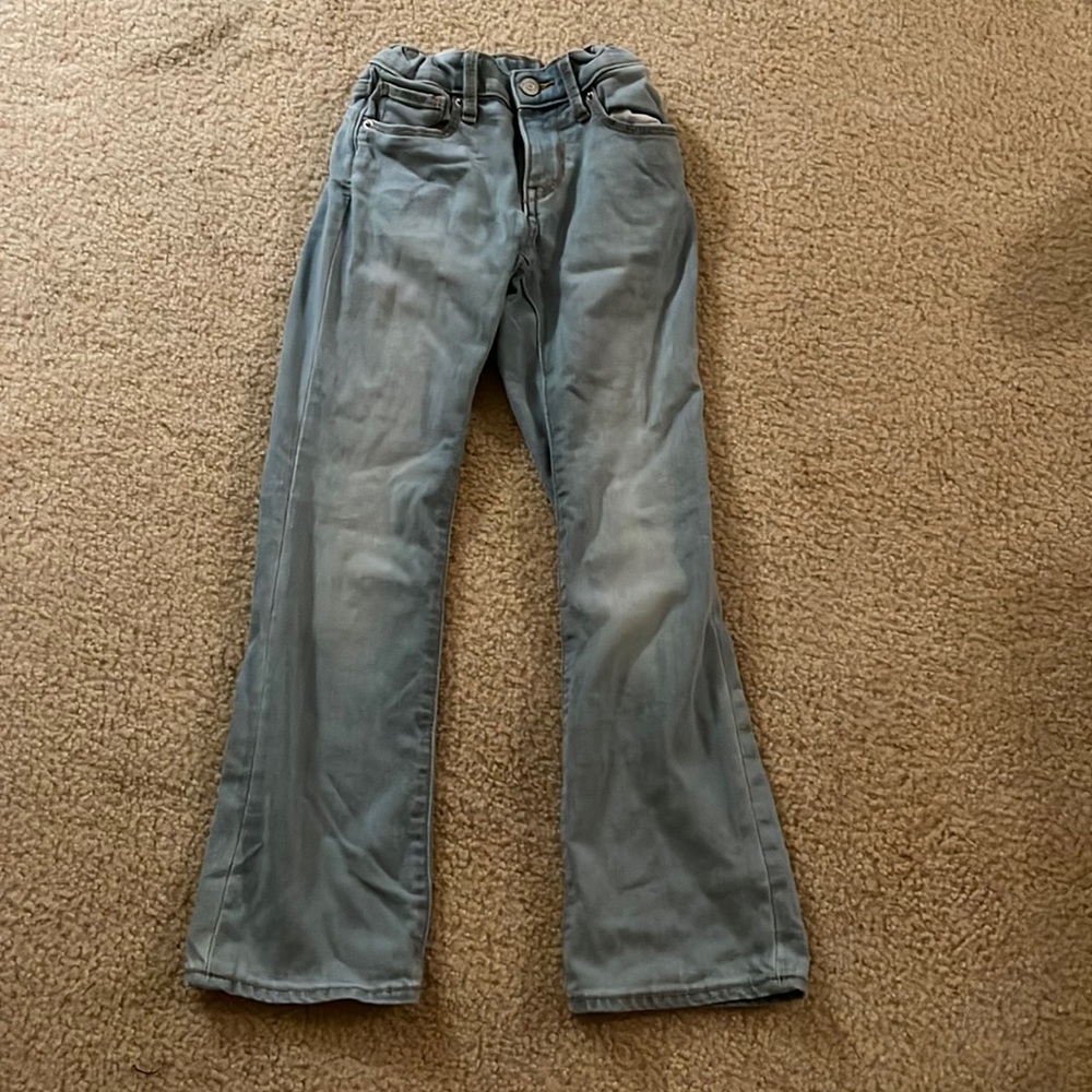 Old Navy flared jeans in good condition kind of faded in the knee area.
